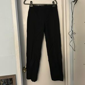 Women’s Banana Republic 100% Wool Black Hi-Rise Straight Pants 2S NWT